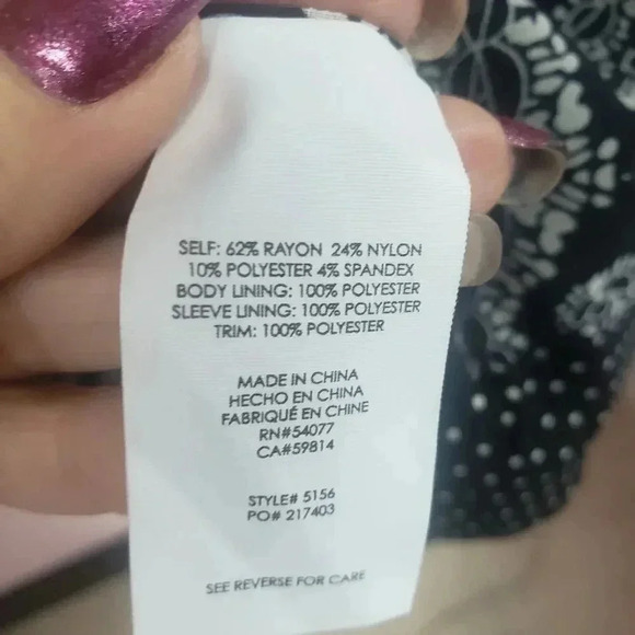 CAbi #5156 Polka Dot Blazer Jacket Size 4 - Picture 5 of 5